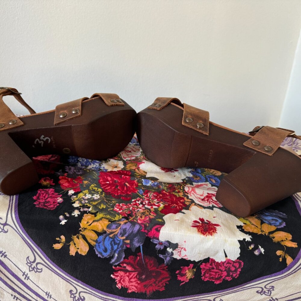 NWT - Mila Paoli Brown Heel Sz - Picture 3 of 12